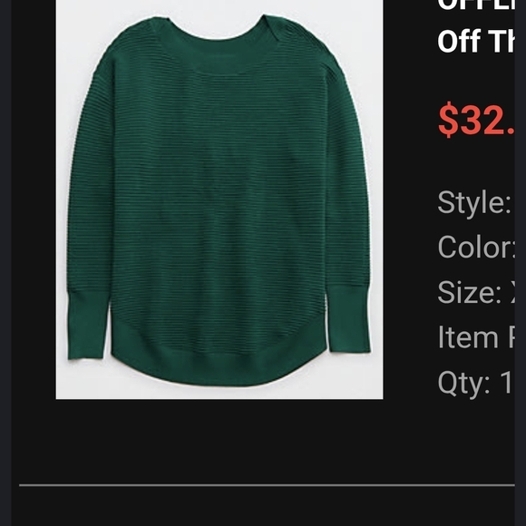 aerie Sweaters - OFFLINE by Aerie Home Stretch Off The Shoulder Sweater